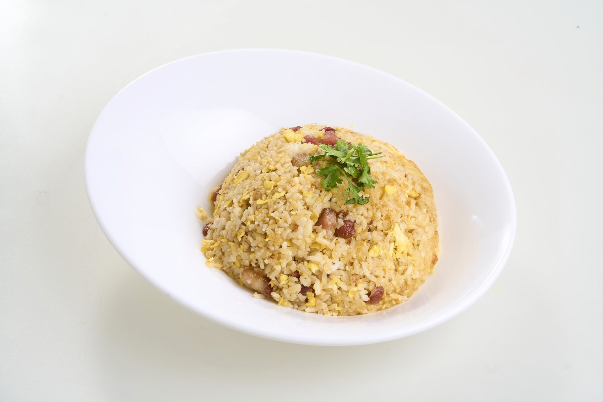 Fried Bacon Rice Platter